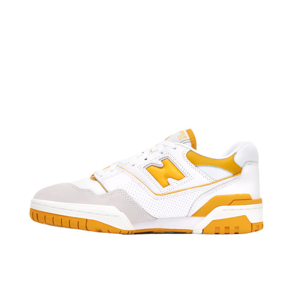 New Balance 550 Sea Salt Varsity Gold | Unison.Co