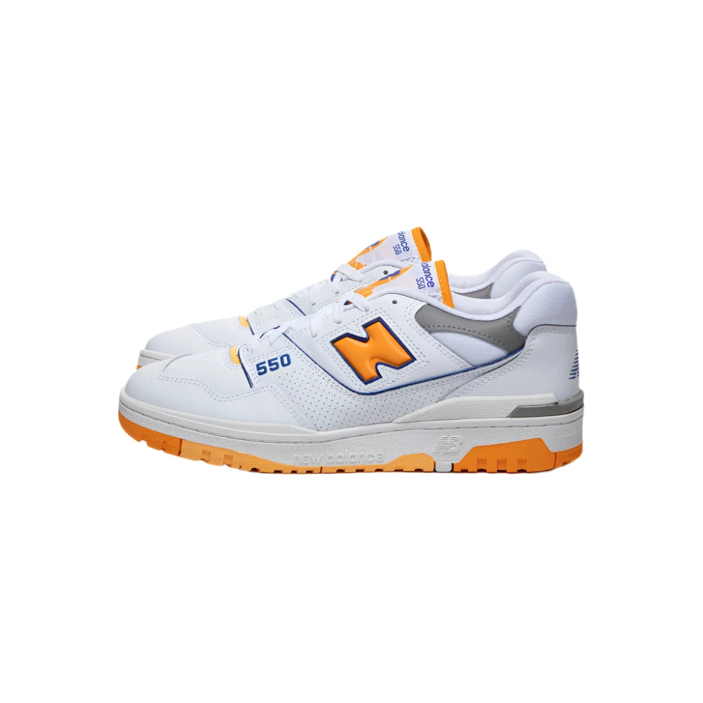 New Balance 550 White Vibrant Orange | InisonCo