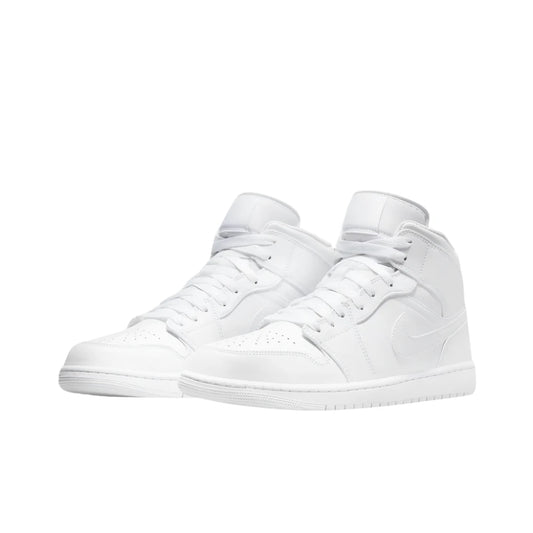 Air Jordan 1 Mid Triple White | Unison.Co